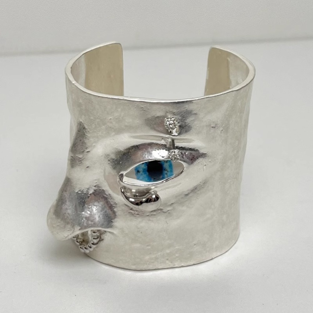 Vintage Fashion - Vintage Facial Features Bracelet Exaggerated Open