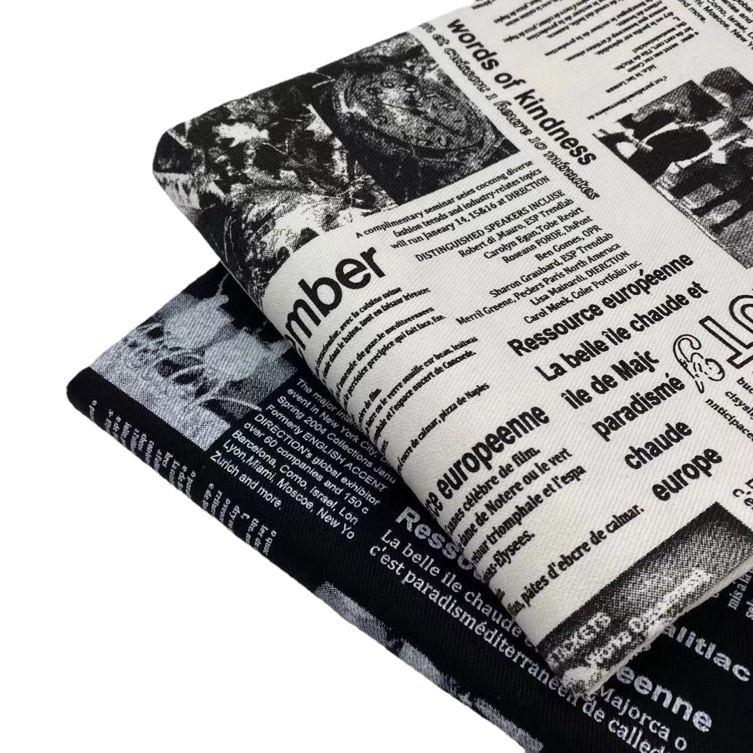 Vintage Fashion Boutique - Vintage Retro Black White Newspaper Graffiti