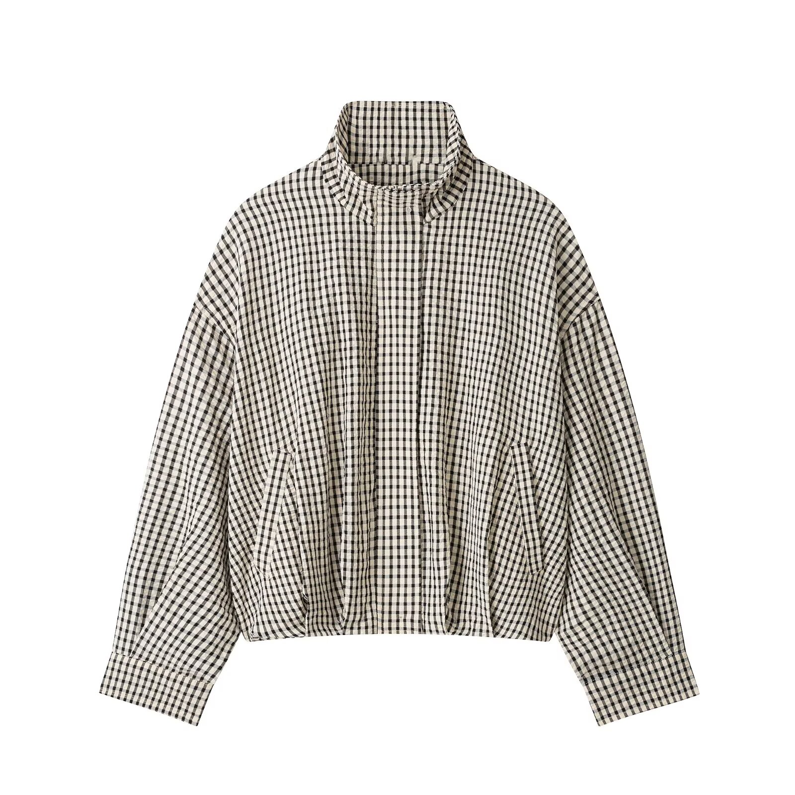 Vintage Fashion Jacket - Fanan 2026 Summer Women Fashion Plaid