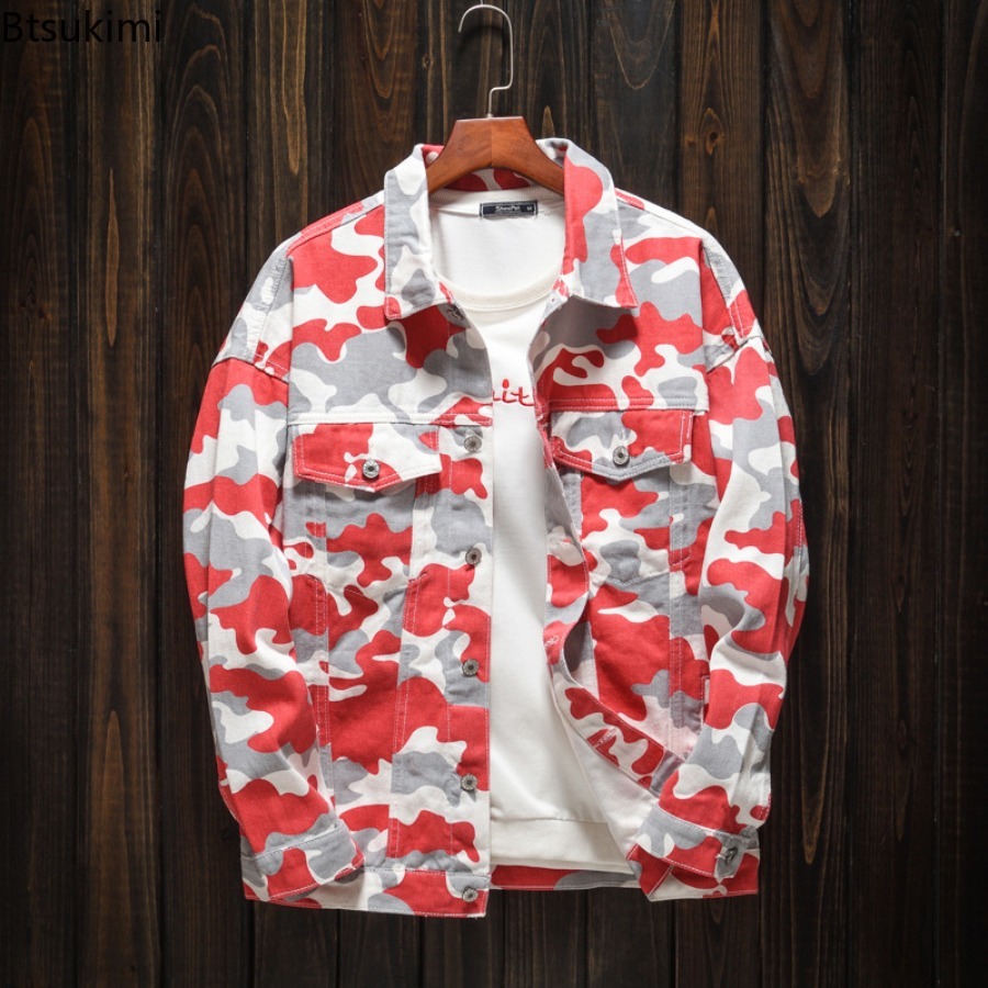 Vintage Fashion Jacket - Spring Autumn Men's Fashion Denim Jackets