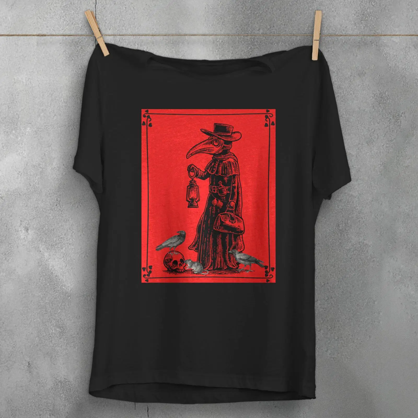 Plague Doctor T Shirt Gothic H - Vintage Fashion History recension och pris