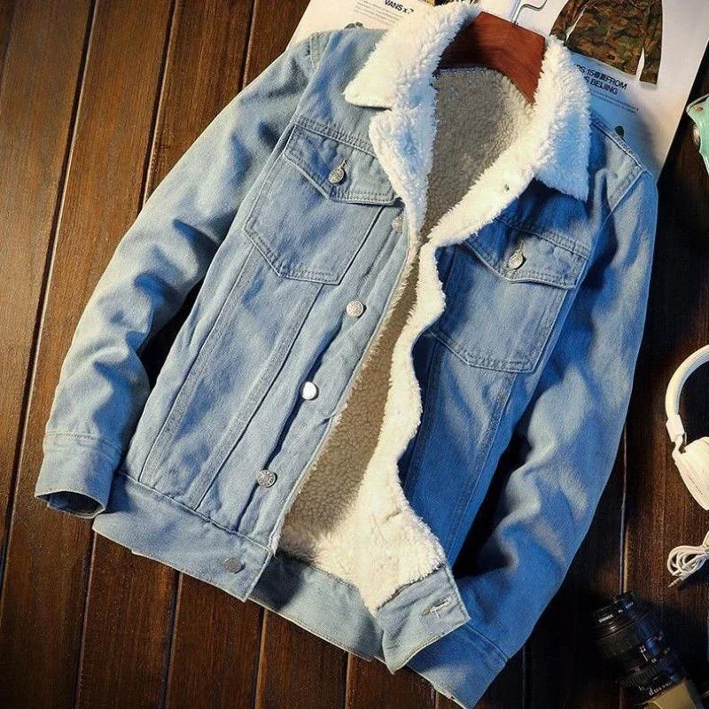 Denim Jackets Man Padding with - Patchwork Jean Jacket recension och pris
