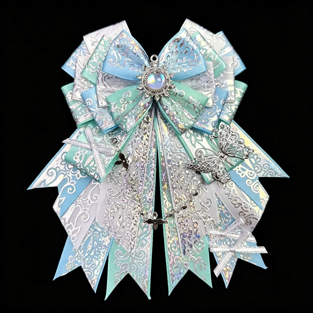 Vintage Laser Ribbon Bow Brooc - Vintage Fashion Boutique recension och pris