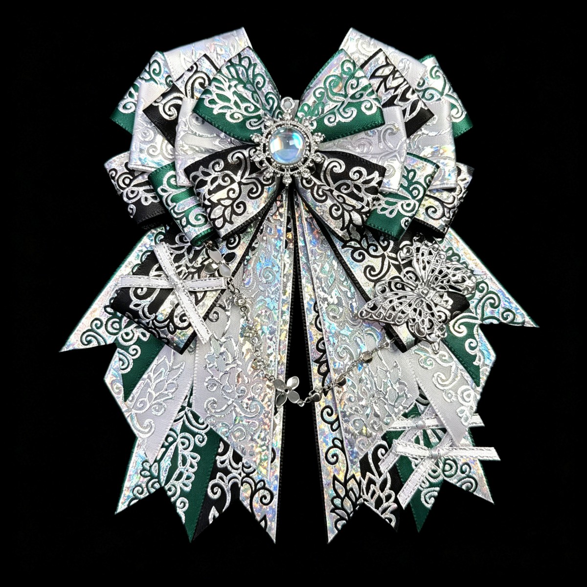 Vintage Laser Ribbon Bow Brooc - Vintage Fashion Boutique recension och pris
