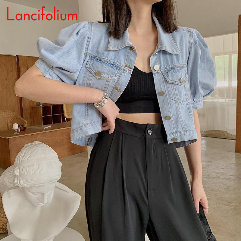 Summer Thin Basic Korean Fashi - Patchwork Jean Jacket recension och pris