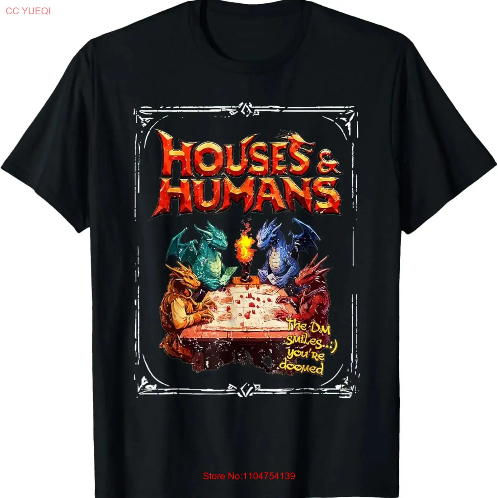 Gaming Houses Humans Funny Rpg - Vintage Fashion Houses recension och pris
