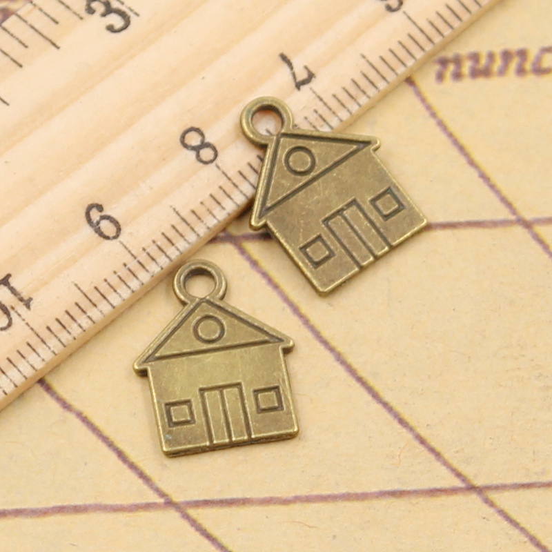 20pcs Charms Cabin House Build - Vintage Fashion Build recension och pris