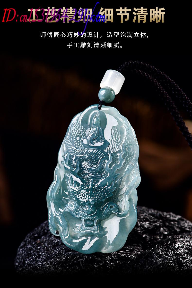 Natural Burmese Jadeite Dragon - Vintage Fashion recension och pris