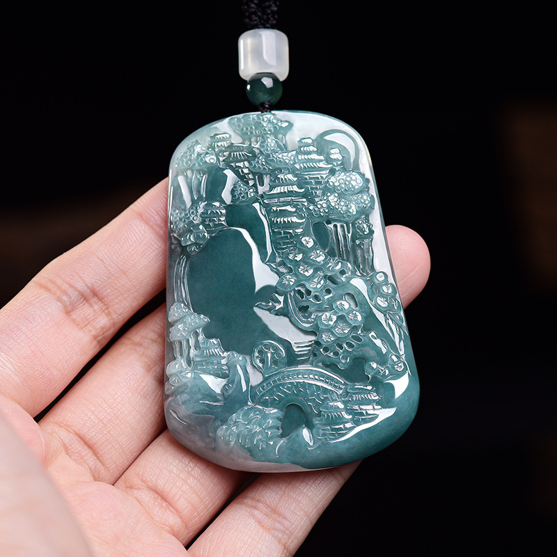 Natural Burmese Jadeite Scener - Vintage Fashion recension och pris