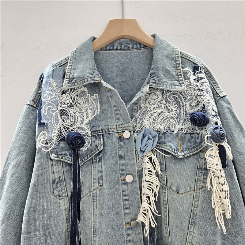 SuperAen Autumn 2025 New Women - Patchwork Jean Jacket recension och pris