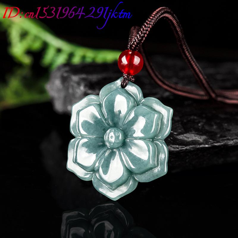 Burmese Jadeite Flower Pendant - Vintage Fashion recension och pris