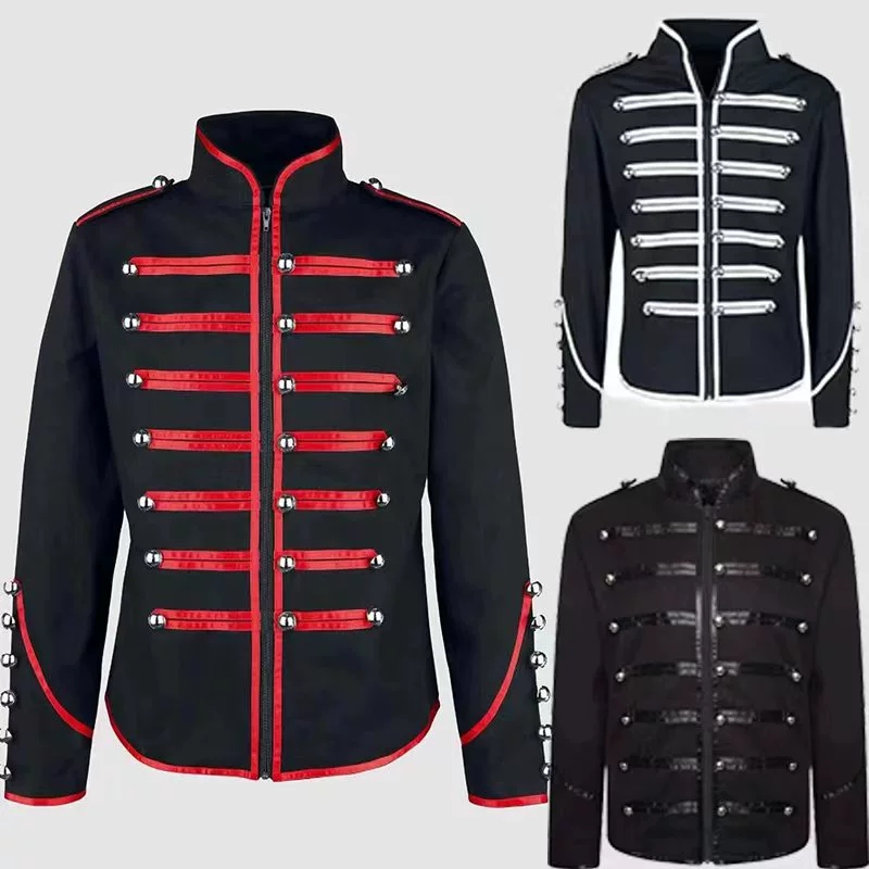 Men's Steampunk Rockstar Jacke - Vintage Fashion Jacket recension och pris