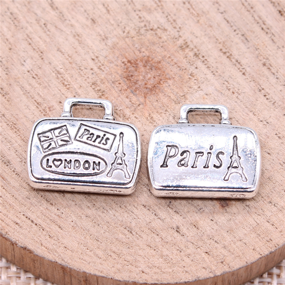 10pcs 16x14mm(0.63x0.55inch) A - Vintage Fashion In Paris recension och pris