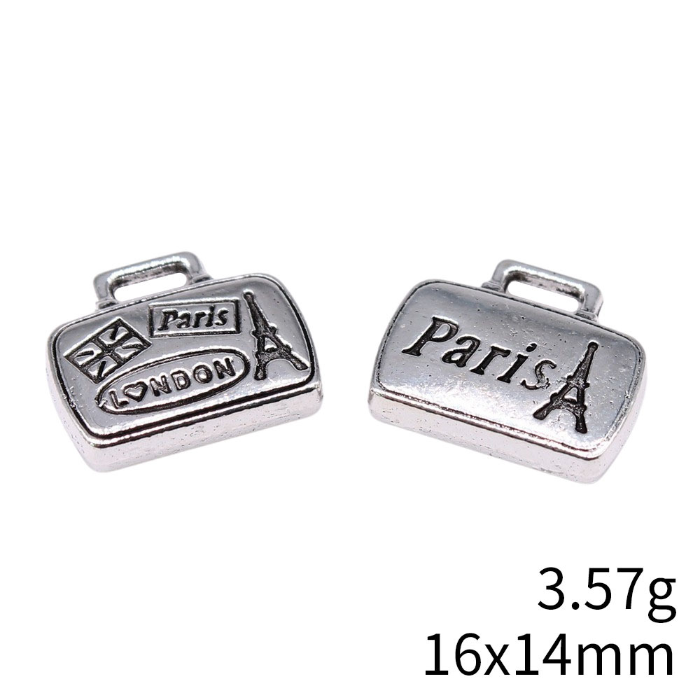 10pcs 16x14mm(0.63x0.55inch) A - Vintage Fashion In Paris recension och pris