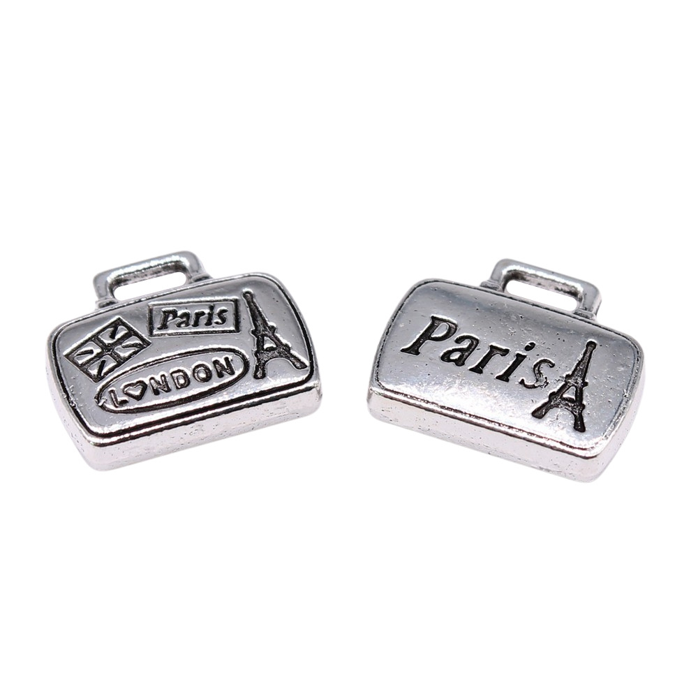 10pcs 16x14mm(0.63x0.55inch) A - Vintage Fashion In Paris recension och pris