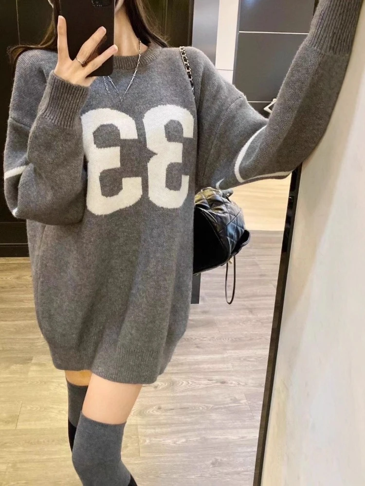 Y2K Vintage Knitted Sweater Wo - Vintage Fashion recension och pris