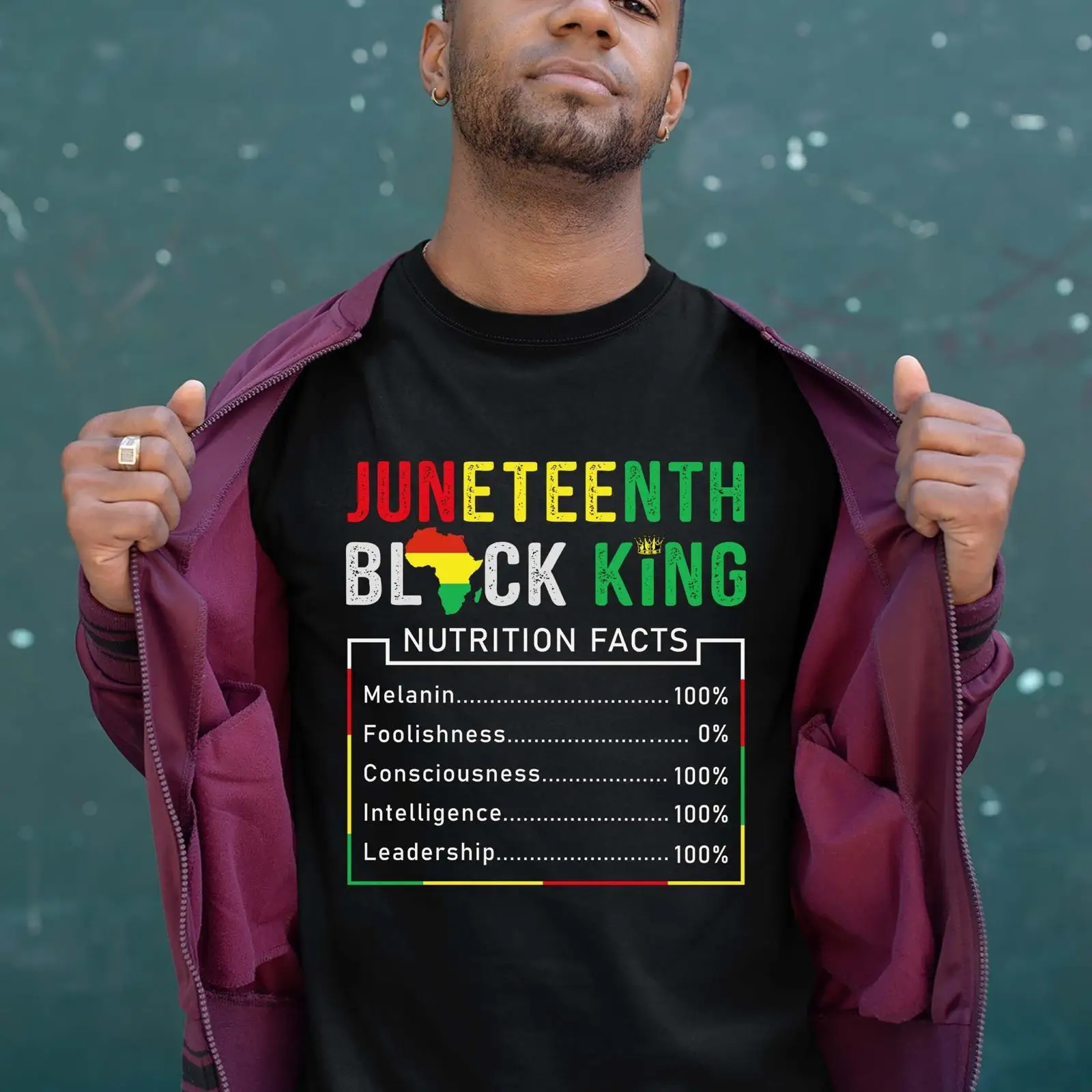 Juneteenth Black King T Shirt  - Vintage Fashion History recension och pris