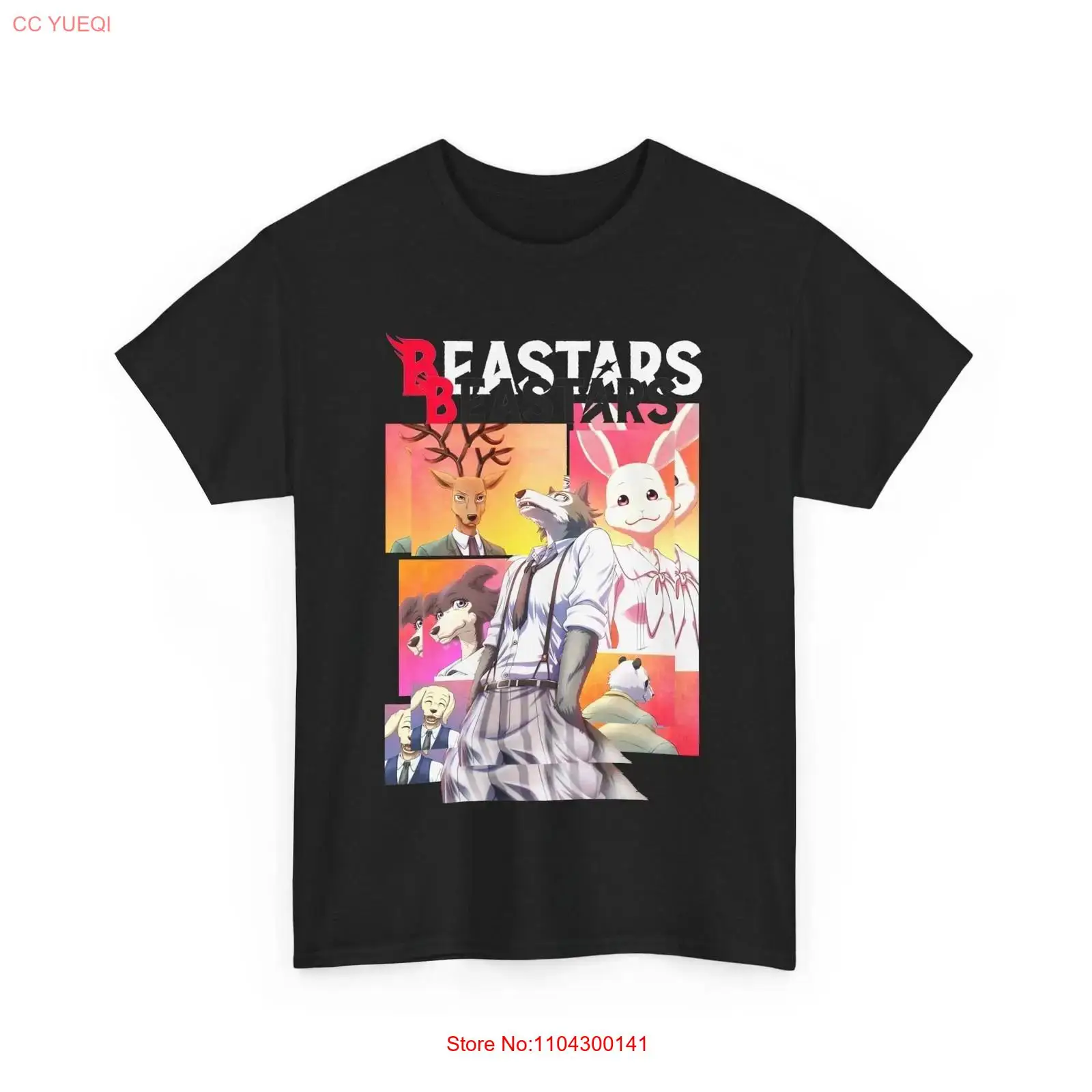 Anime Beastars Legoshi Black T - Vintage Fashion Knitwear recension och pris
