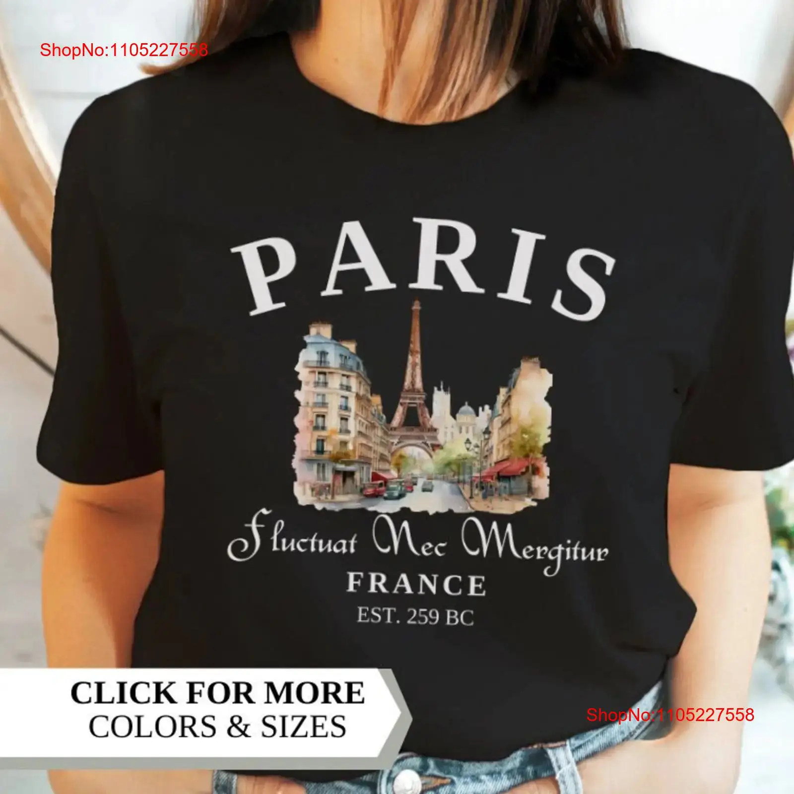 Paris T Shirt France Travel Vi - Vintage Fashion In Paris recension och pris