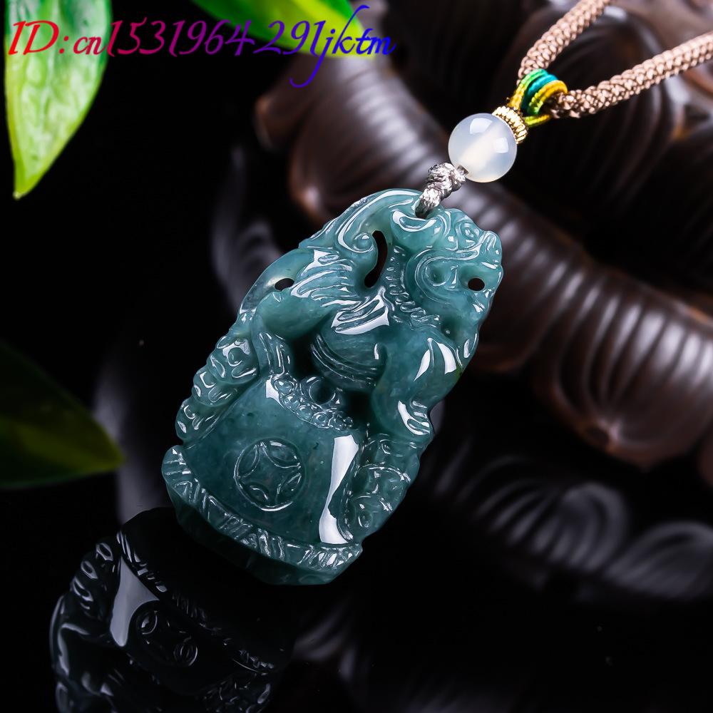 Burmese Jadeite Pixiu Pendant  - Vintage Fashion recension och pris