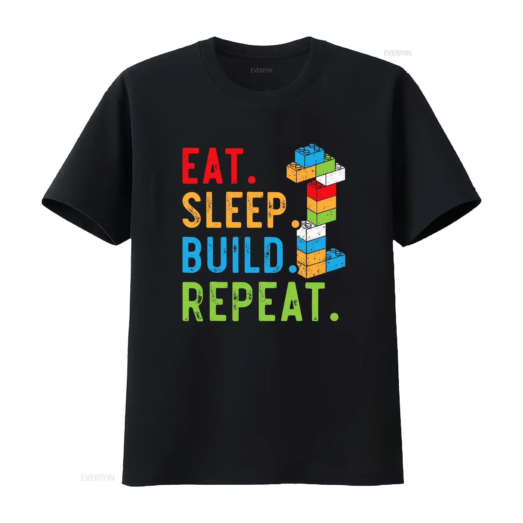 Eat Sleep Build Repeat Master  - Vintage Fashion Build recension och pris