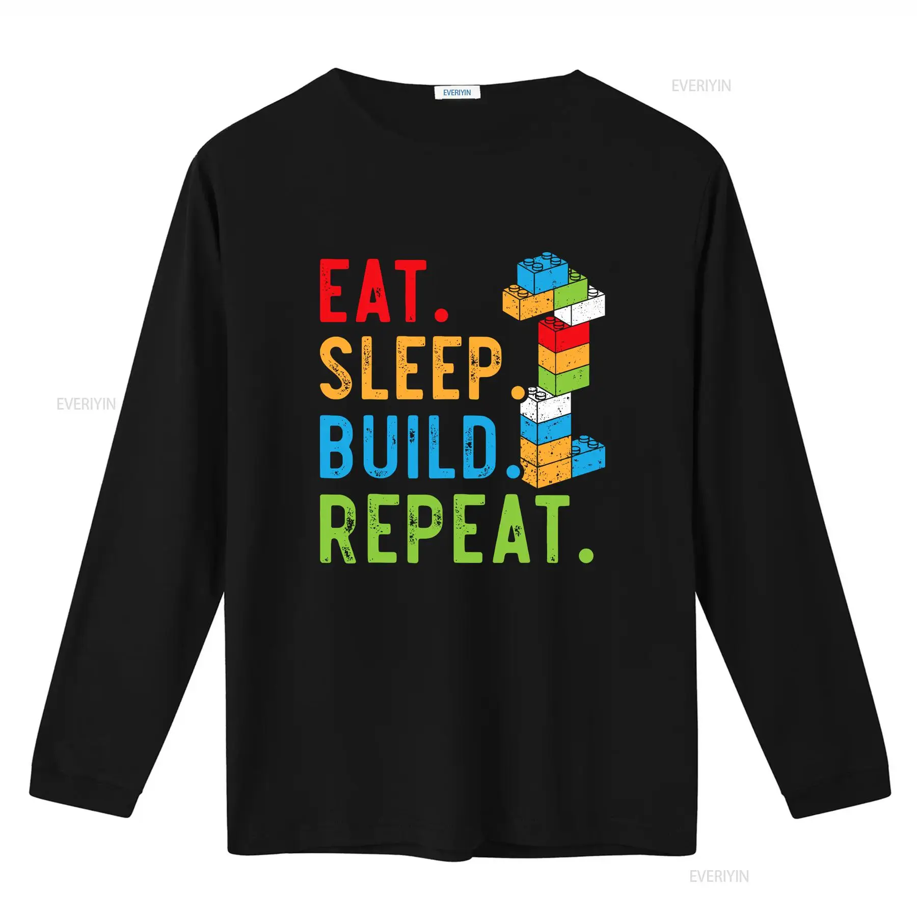 Eat Sleep Build Repeat Master  - Vintage Fashion Build recension och pris