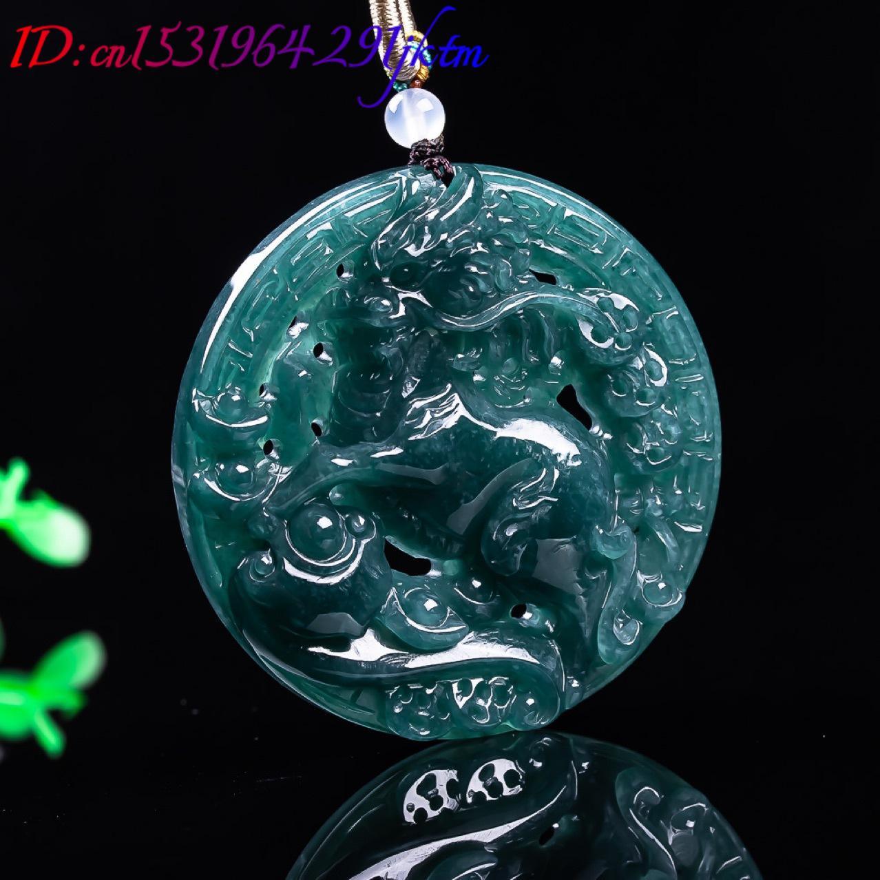 Burmese Jadeite Dragon Pendant - Vintage Fashion recension och pris