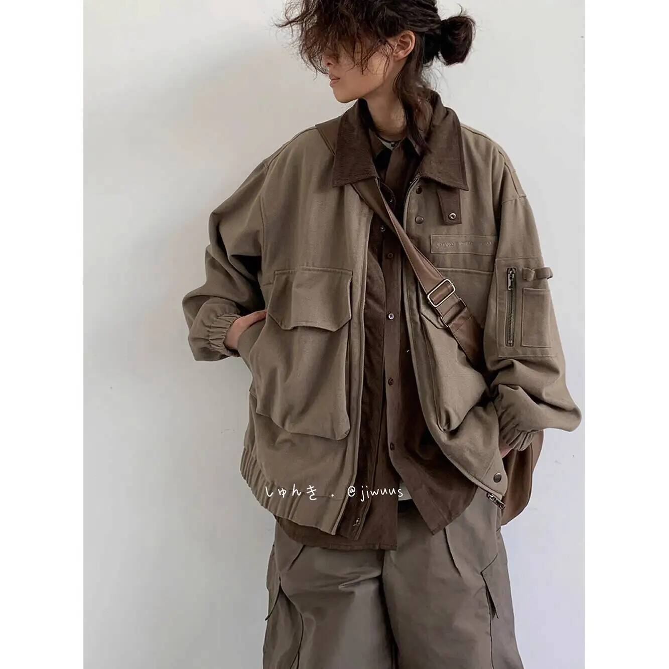 Man Jacket Spring Autumn Loose - Vintage Fashion Jacket recension och pris
