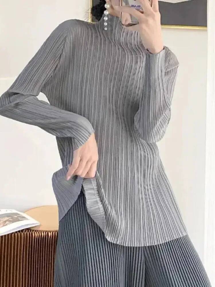 Fashion Solid Color Folds T Sh - Vintage Fashion Build recension och pris