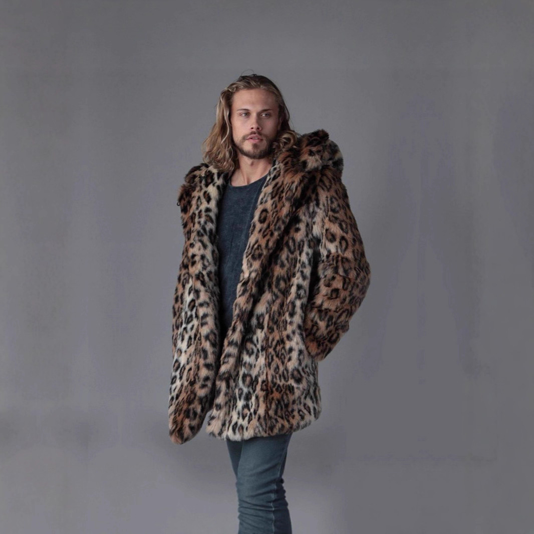 Men Faux Fur Jacket Winter Coa - Vintage Fashion Jacket recension och pris