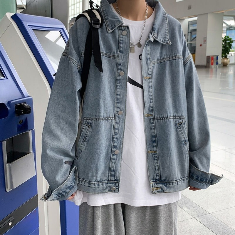 Winter 2025 Male Jean Coats Cl - Patchwork Jean Jacket recension och pris