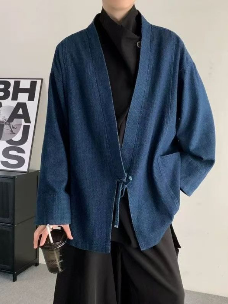 Vintage Japanese Style Denim C - Vintage Fashion Jacket recension och pris