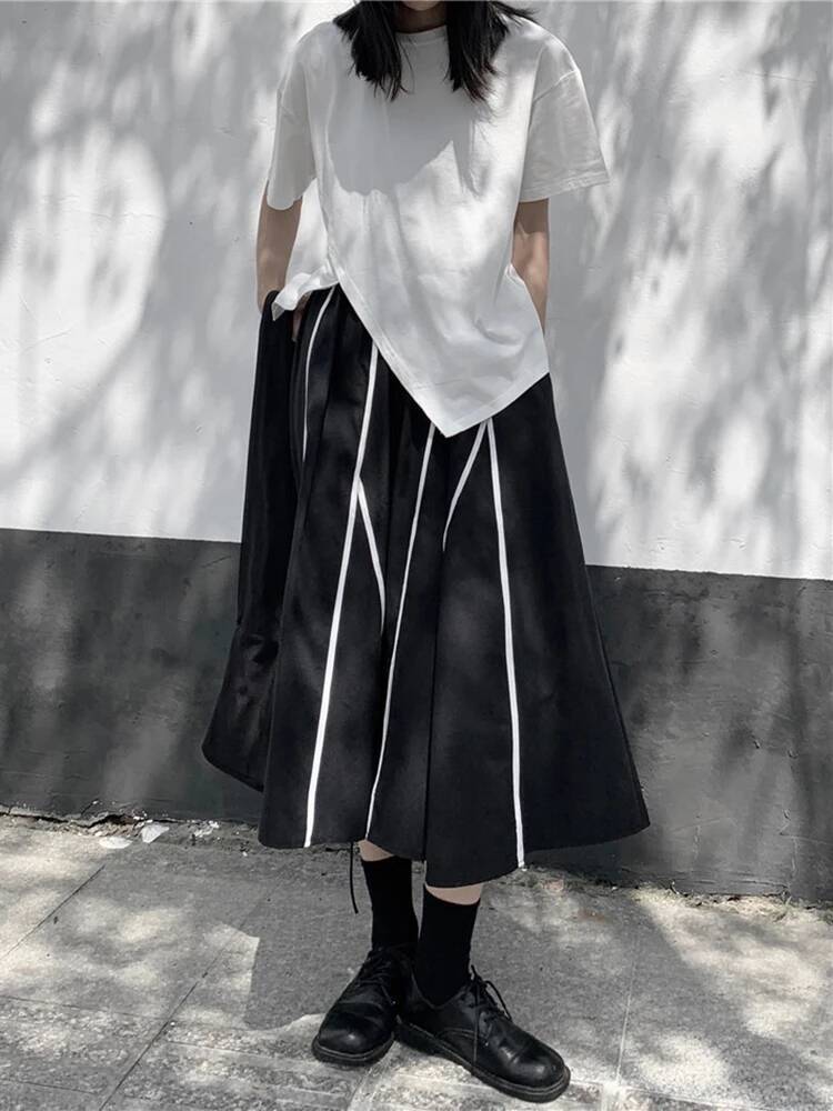 Irregular Women White Slit Hem - Vintage Fashion Build recension och pris