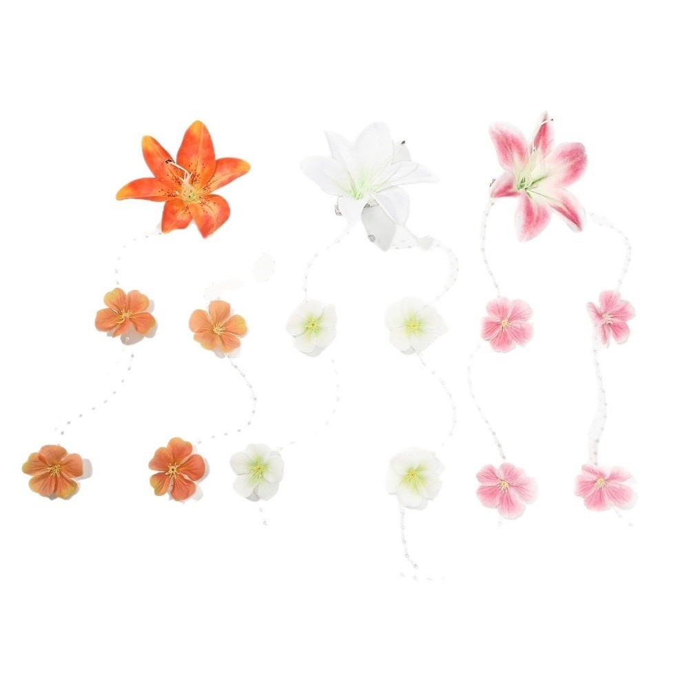 Girl Sweet Lily Flower Hair Cl - Vintage Fashion Boutique recension och pris