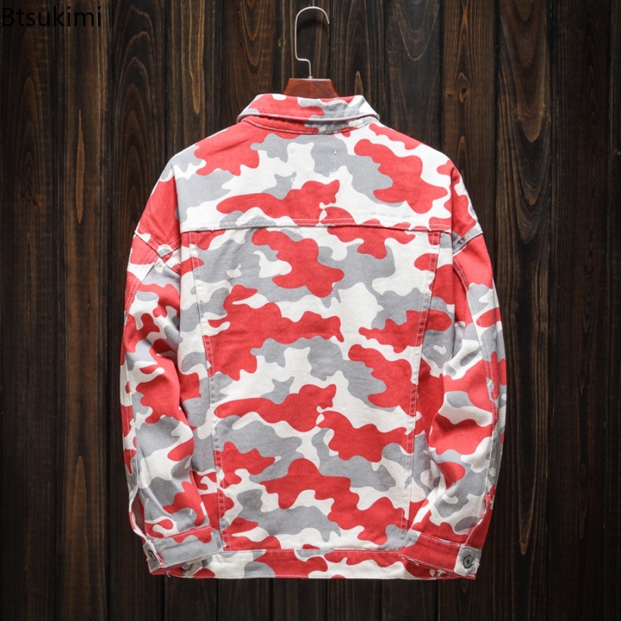 Spring Autumn Men's Fashion De - Vintage Fashion Jacket recension och pris