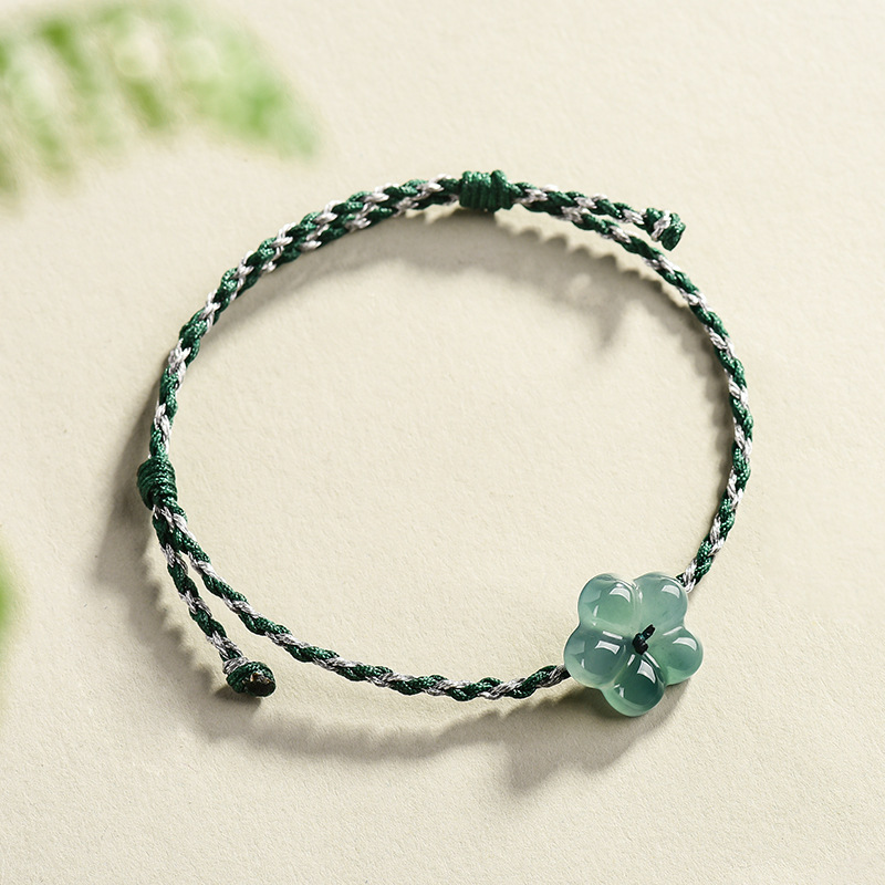 Burmese Jadeite Flower Bracele - Vintage Fashion recension och pris