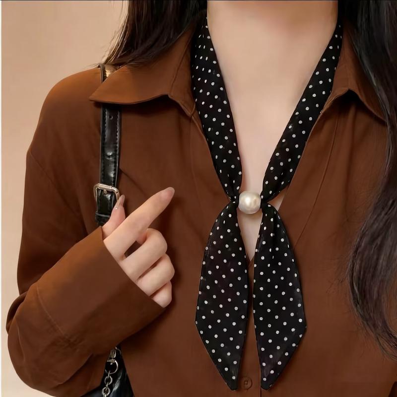 Vintage Polka Dot Chiffon Bead - Vintage Fashion Knitwear recension och pris