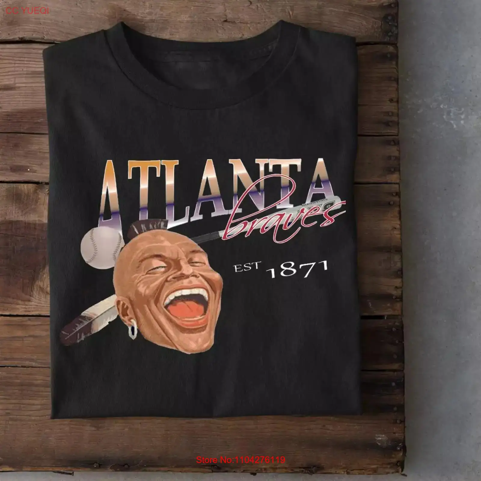 Atlanta teammm T Shirt  Cotton - Vintage Fashion Knitwear recension och pris