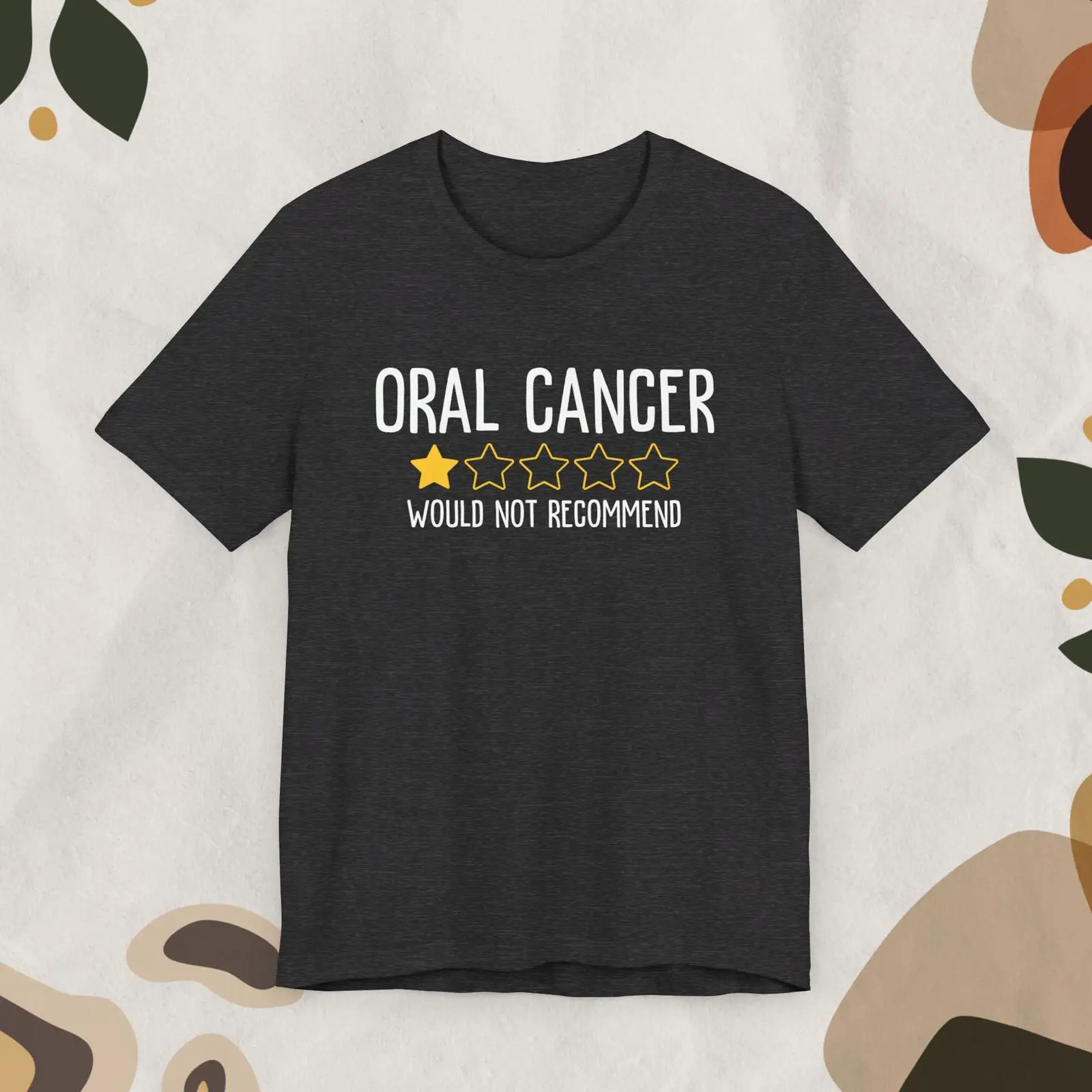 Oral Cancer Awareness T Shirt  - Vintage Fashion Research recension och pris