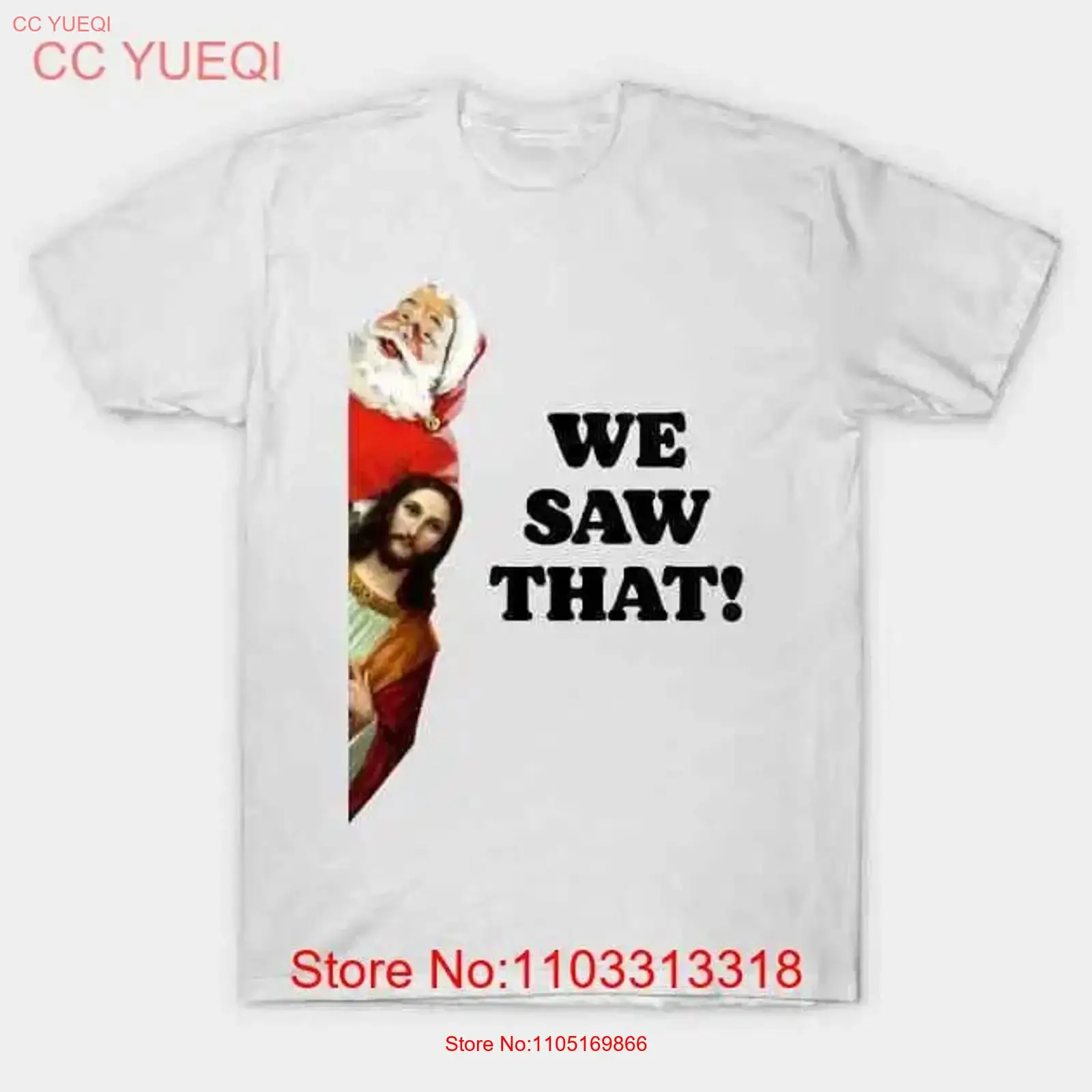 WE SAW THAT Santa and Jesus Ar - Vintage Fashion Australia recension och pris