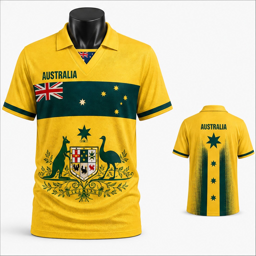 Mens Australia Ornate Kangaroo - Vintage Fashion Knitwear recension och pris