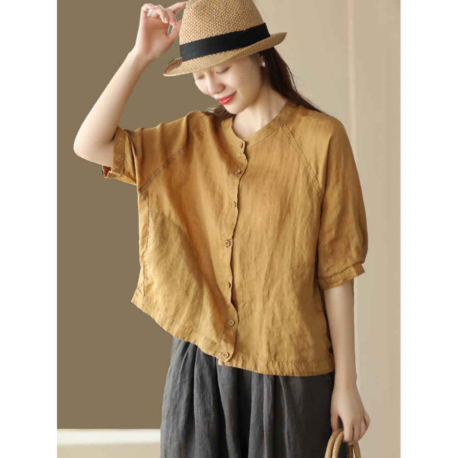 Loose Women's Shirt Jacket Lin - Vintage Fashion Jacket recension och pris