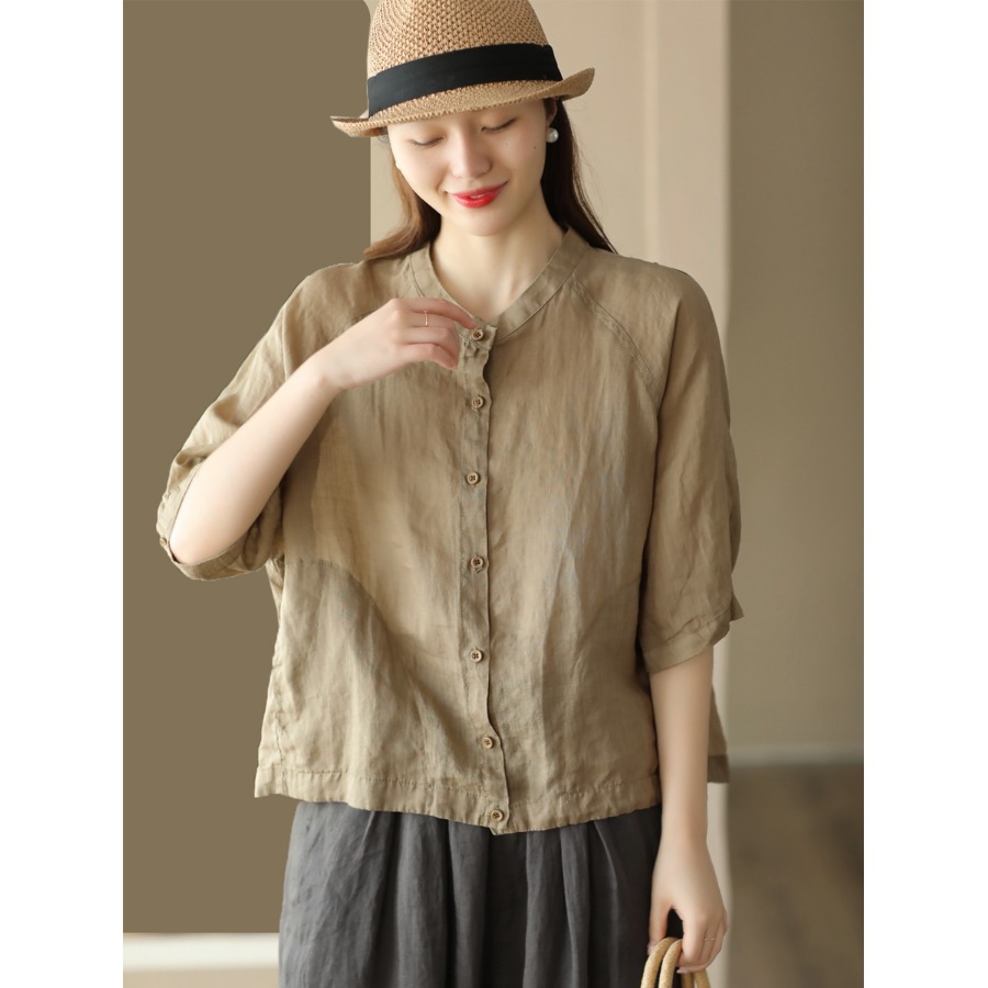 Loose Women's Shirt Jacket Lin - Vintage Fashion Jacket recension och pris